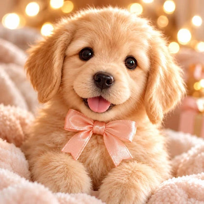 🎄 49% OFF – Golden Buddy™ Realistic  Golden Retriever Puppy